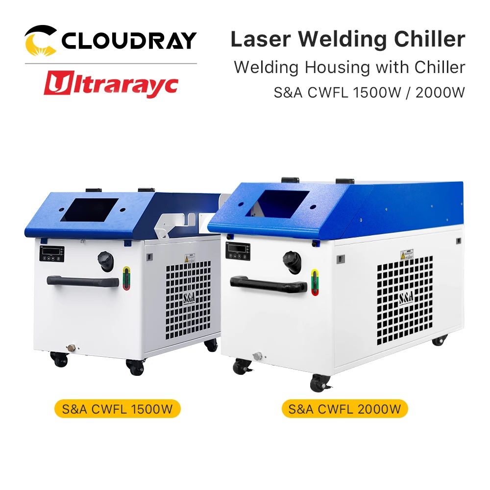 Ultrarayc Handheld Welding Housing with Chiller S&A CWFL 1500W 2000W Fiber Laser Chiller PRO-series for Laser Welding Machine