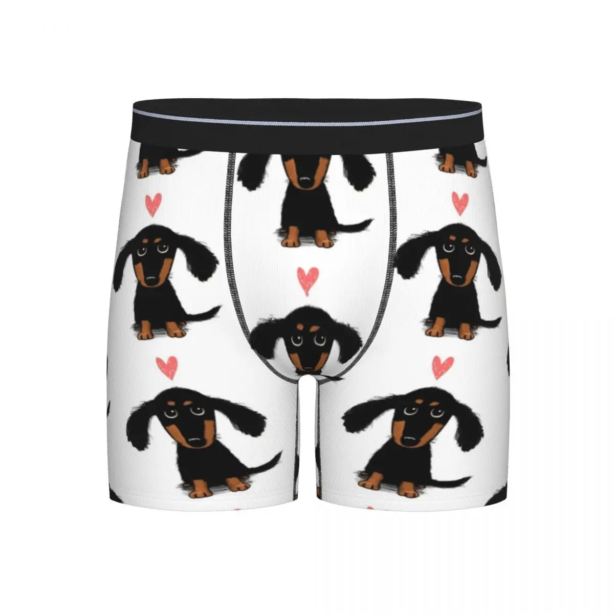 

Long Boxer Underpants Shorts Dachshund Dog Panties Men's Comfortable Underwear for Homme Man Boyfriend Gift