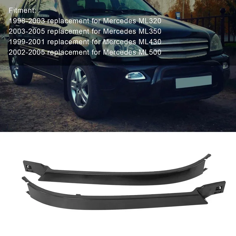 For Mercedes Benz W163 ML320 ML350 Headlight Below Lower Trim Filler Panel Molding Left Right 1638260177 Car Accessories