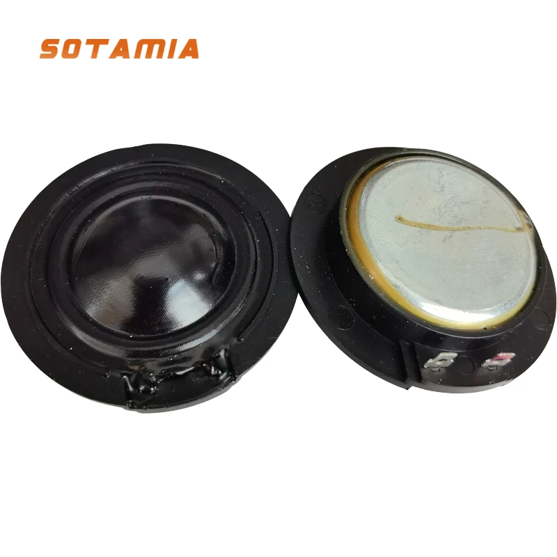 SOTAMIA 2pcs 1.5 Inch Tweeter Audio Speaker 4 Ohm 15W 30 Core Portable Round Speaker Home Audio Modification Accessories
