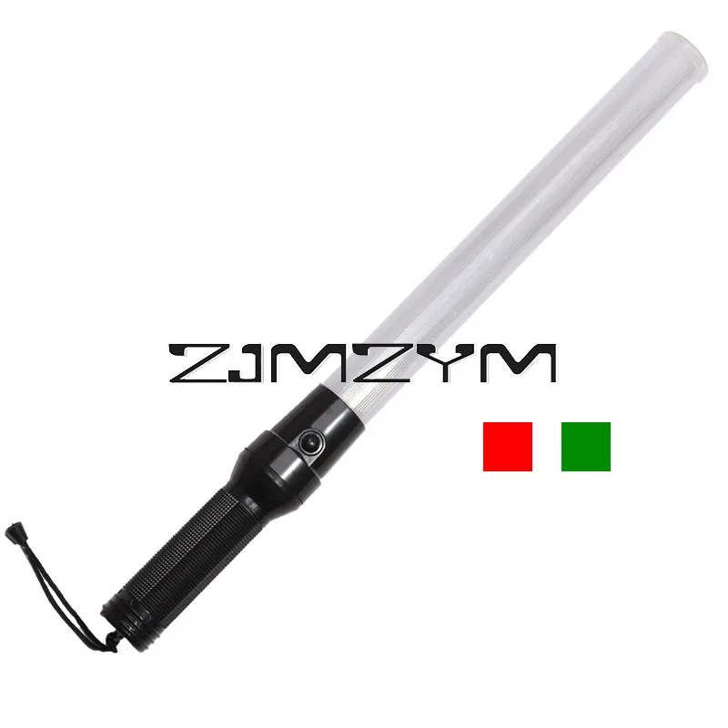 Luz LED de tubo blanco para exteriores, señal de advertencia de seguridad de tráfico, intermitente, rojo, verde, 54cm x 4cm