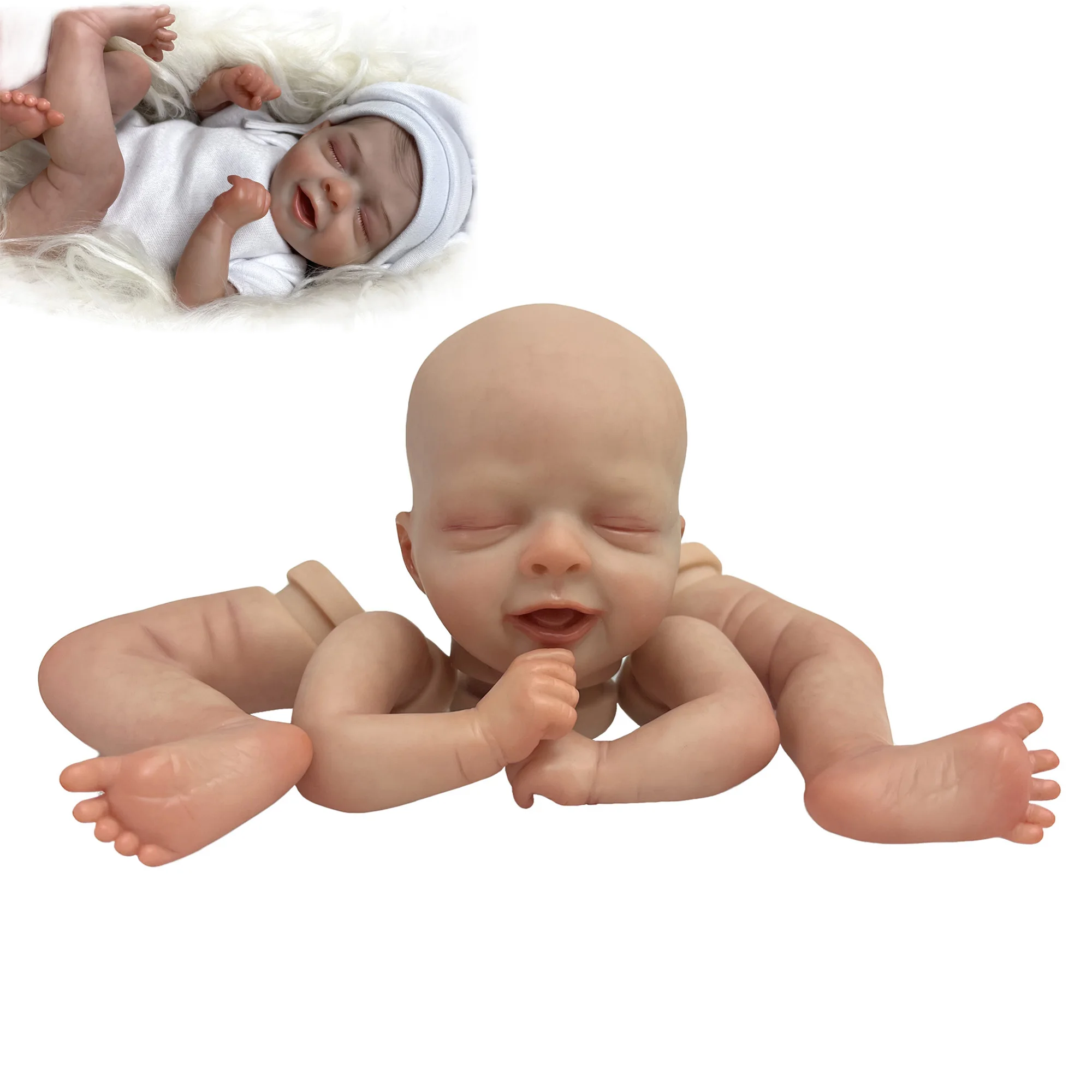 12.5 Inch Salia Reborn Doll Kit Mini Palm Bebe Artist Painted Doll Kits Assessories Kуклы для девочек