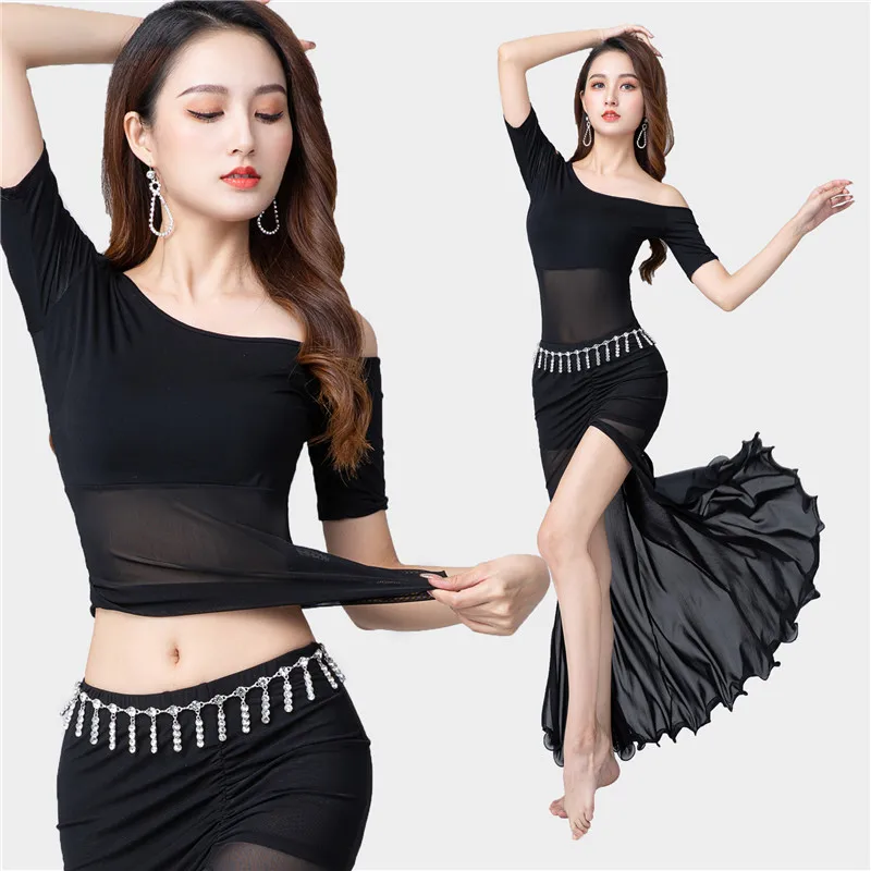 New Belly Dance Suit Modern Dance Oriental Dance Suit Beginner Practice Suit Performance