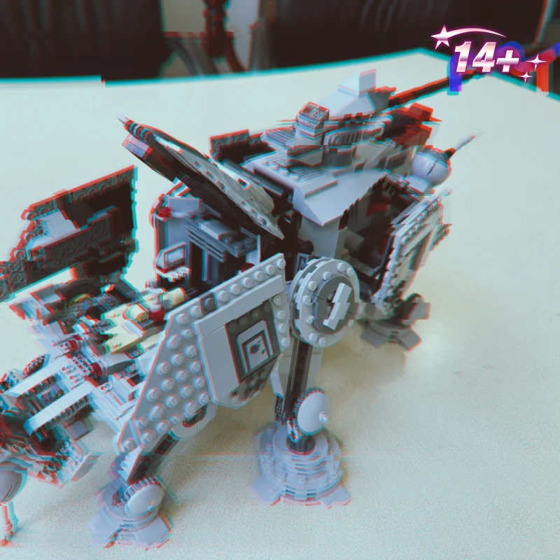 2026 New 1082pcs Star Interstellar Conflict All Terrain Tactical Actuator Walker Wars Building Block Toy For Birthday Gift