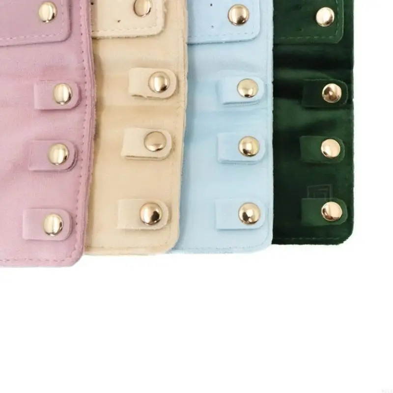 

W0YA многофункциональные бархатистые украшения компактные организаторы с пыльными отсеками для хранения путешествий