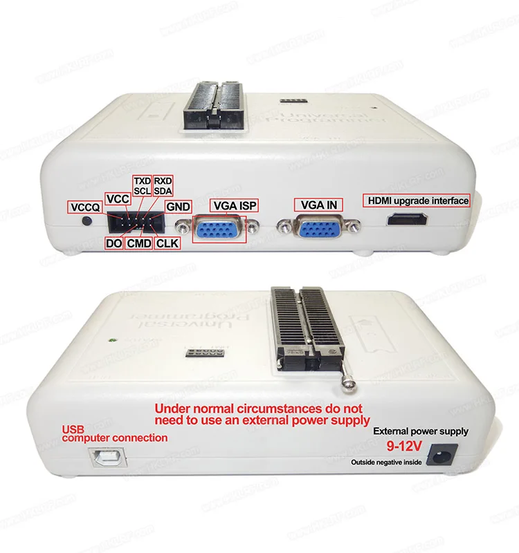 Universal IC Programmer RT809H +21 SOP Adapter EMMC-NAND FLASH Programmer BIOS Programmer