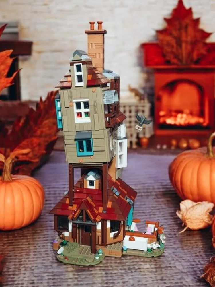 

Creative store In Stock 2405pcs The Burrow Model Building Bricks Magical Building Christmas Birthday for Family Decor Gifts