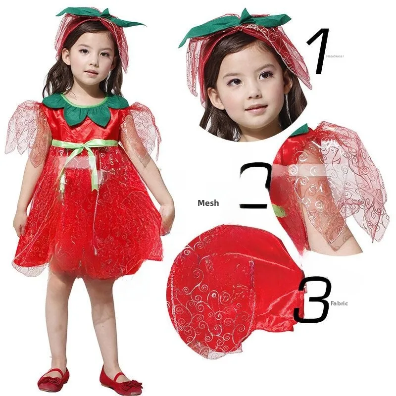 Kostium Księżycowego Księżycznika do Cosplayu, przebranie na Halloween, Wróżka Elf, strój sceniczny dla dzieci, spódnica Księżycowego Księżycika G0064A