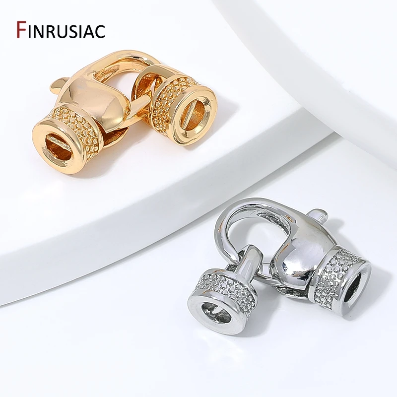 14K Gold Plated Brass Lobster Clasps Connector,Closure For Jewelery,Fastener End Clasps For DIY Bracelet Jewelry Making Supplies view 5