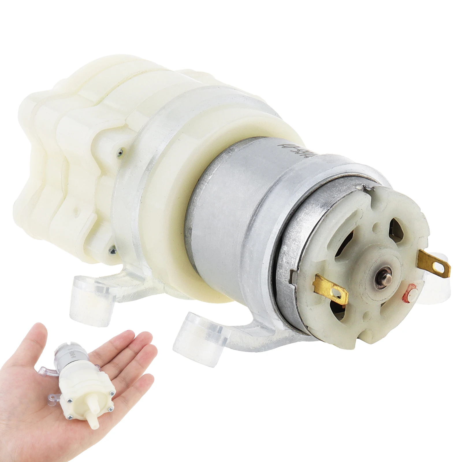 Micro Water Pump 365 DC Motor 12V Self Priming Pump Large Flow 2- 3L/Min Silent Electric Diaphragm Pump for Water Dispenser view 5