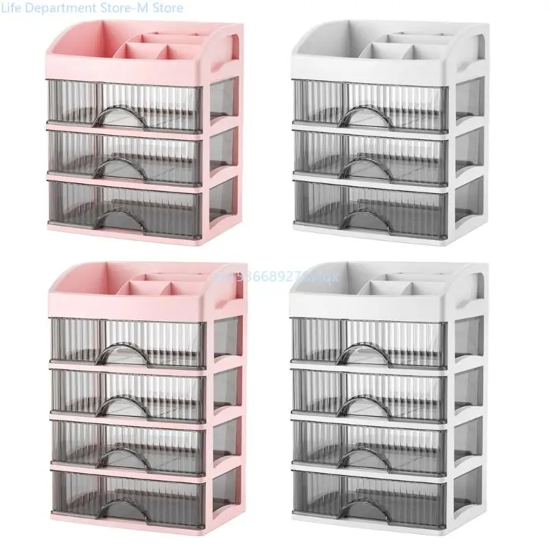 

Modern Sturdy PP Materials Desk Organizers with Multiple Drawers for Student and Professionals Daily Casual Use