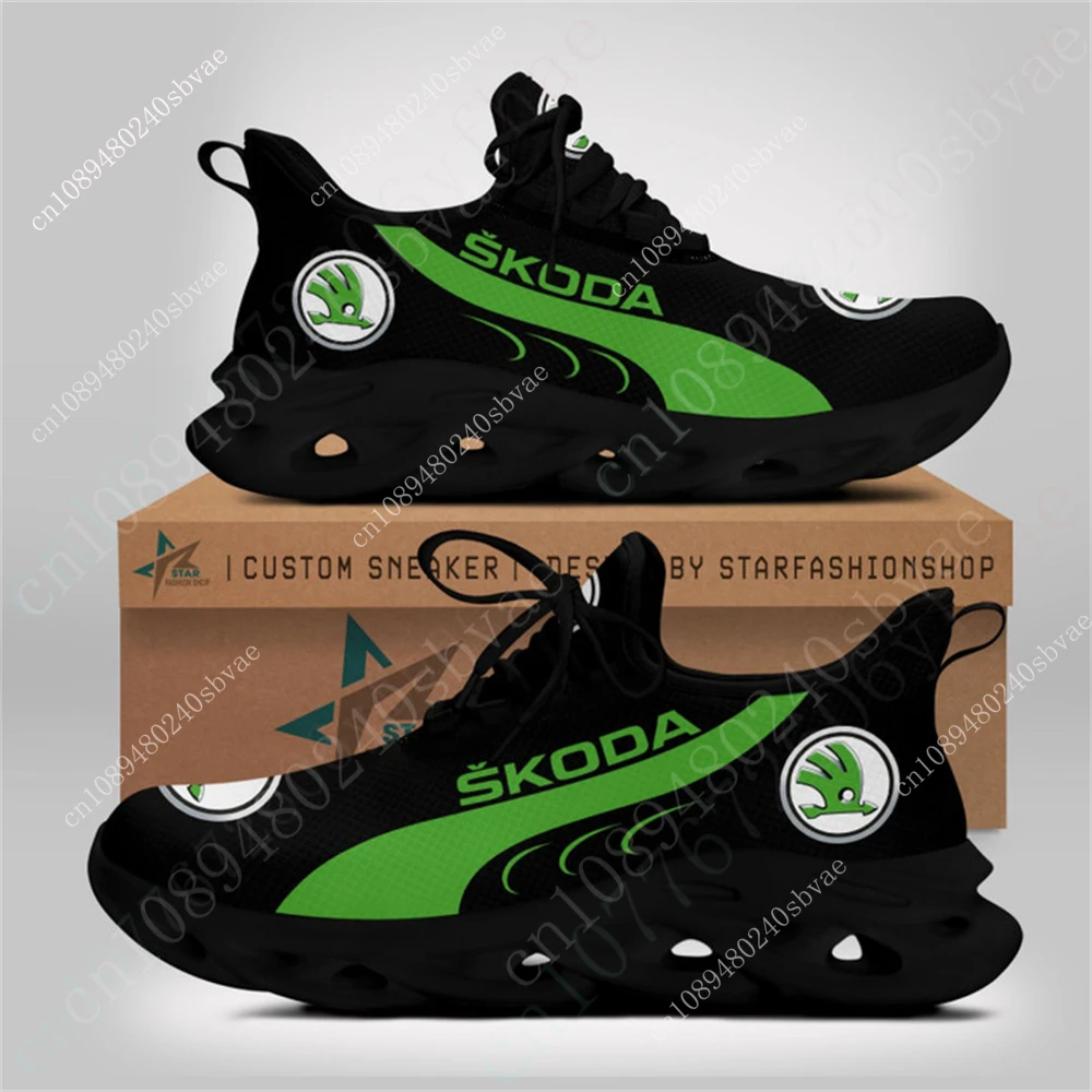 

Skoda Big Size Comfortable Men Women Sneakers Casual Running Shoes Sports Shoes Lightweight Sneakers Unisex Custom Made Tennis