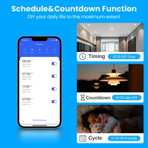 Avatto-Interruption and Tuya WiFi Plot, 4x4 glass panel, 4 buttons, Smart Light Switch Brazil, works with Alexa, Google Home, Ailce 11 Main Sales 4x4 Taking - №4