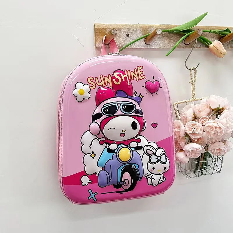 Sanrio Hello Kitty new schoolbag cartoon animation hard shell cute Kulomi large capacity children's backpack