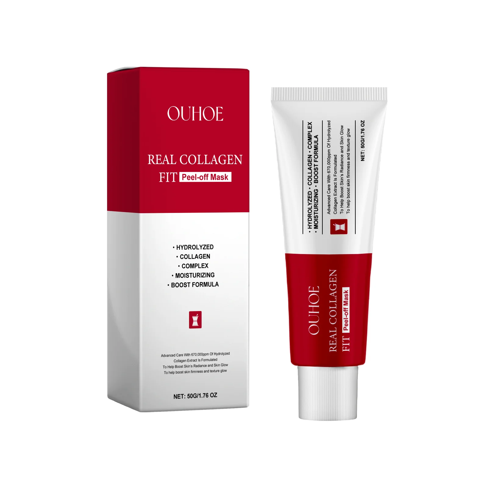 Collagen Face Mask Peel off Deep Cleansing Remove Dirt Reduce Fine Lines Oil-Control Moisturizing Facial Mask Brighten Skin Care