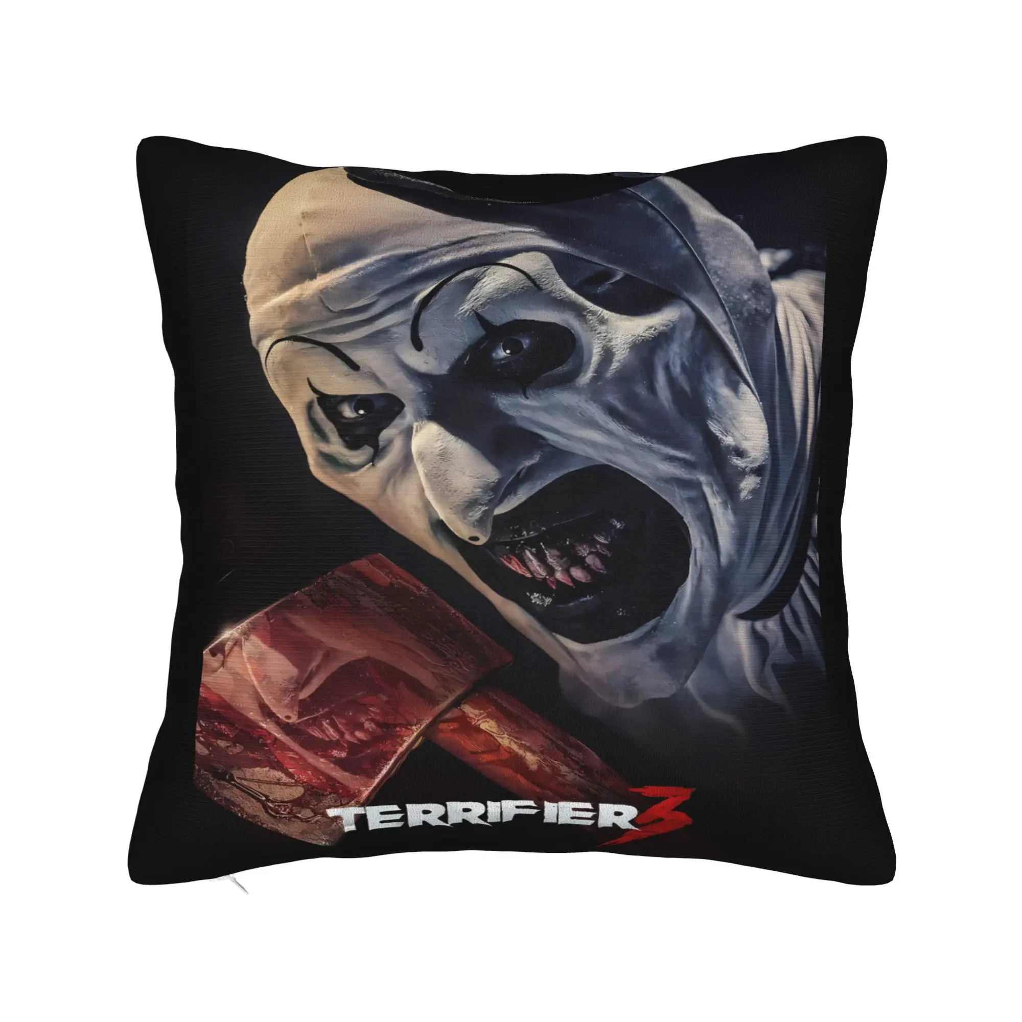 Terrifier Movie Pillow Case  Comfy Pillow Cover Fashion Pillowcases For Chair Sofa Home Decor