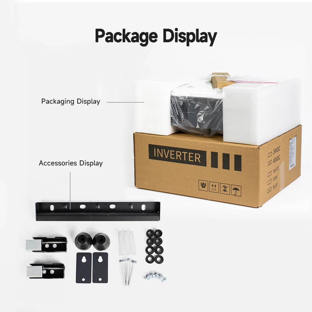 Smart 6kW 48V Built-in MPPT Pure Sine Wave Waterproof Inverter, Off-grid Hybrid Solar Inverter  Rating IP54 - view 3