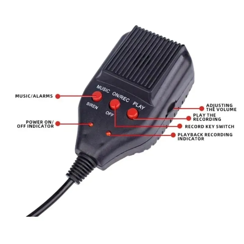 

[2026] Hot SaleMegaphone Loudspeaker High Power 50W Handheld ,Big Size Megaphone Rechargeable Usb Speaker