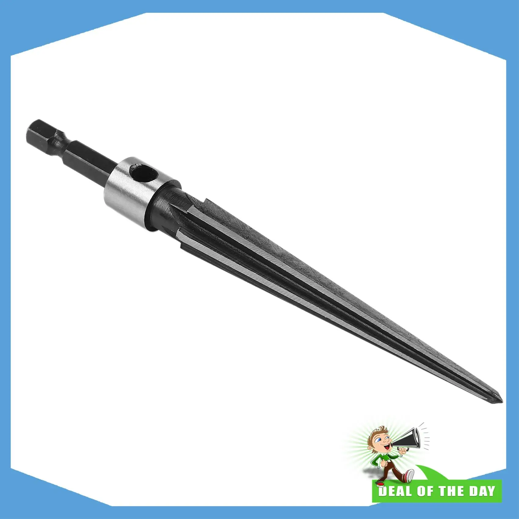 

24-Hour Delivery Taper Reamer 3-13Mm Hex Shank Reamer Fluted Hand Held Steel Bridge Pin Hole Chamfer Woodworking Cutting Tool Co