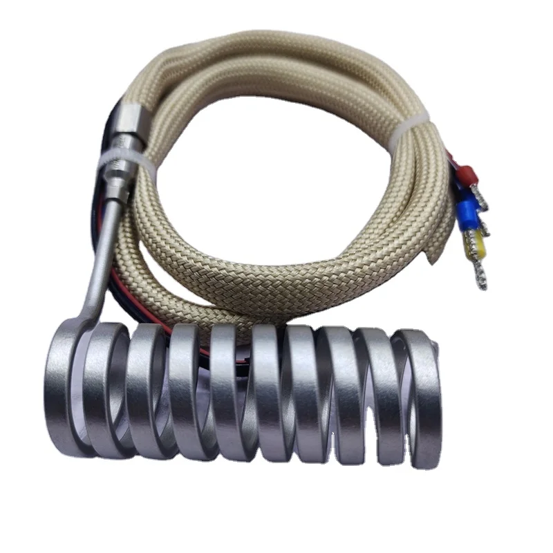 

Customized ID3x3mm 230-240v 400w 60mm length Hot Runner Spring coil heater