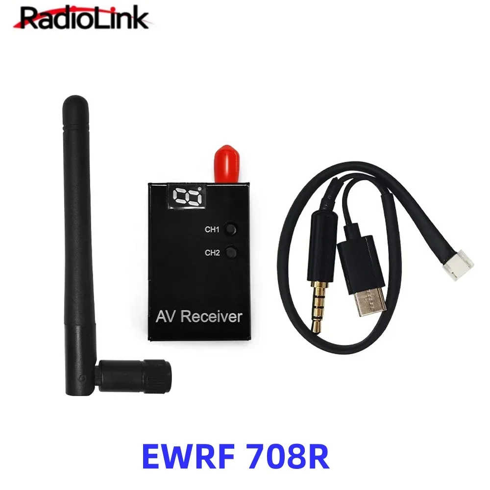 Radiolink EWRF 708R 5.8G 48CH Wireless Audio/Video FPV Receiver Module for RC8X Transmitter