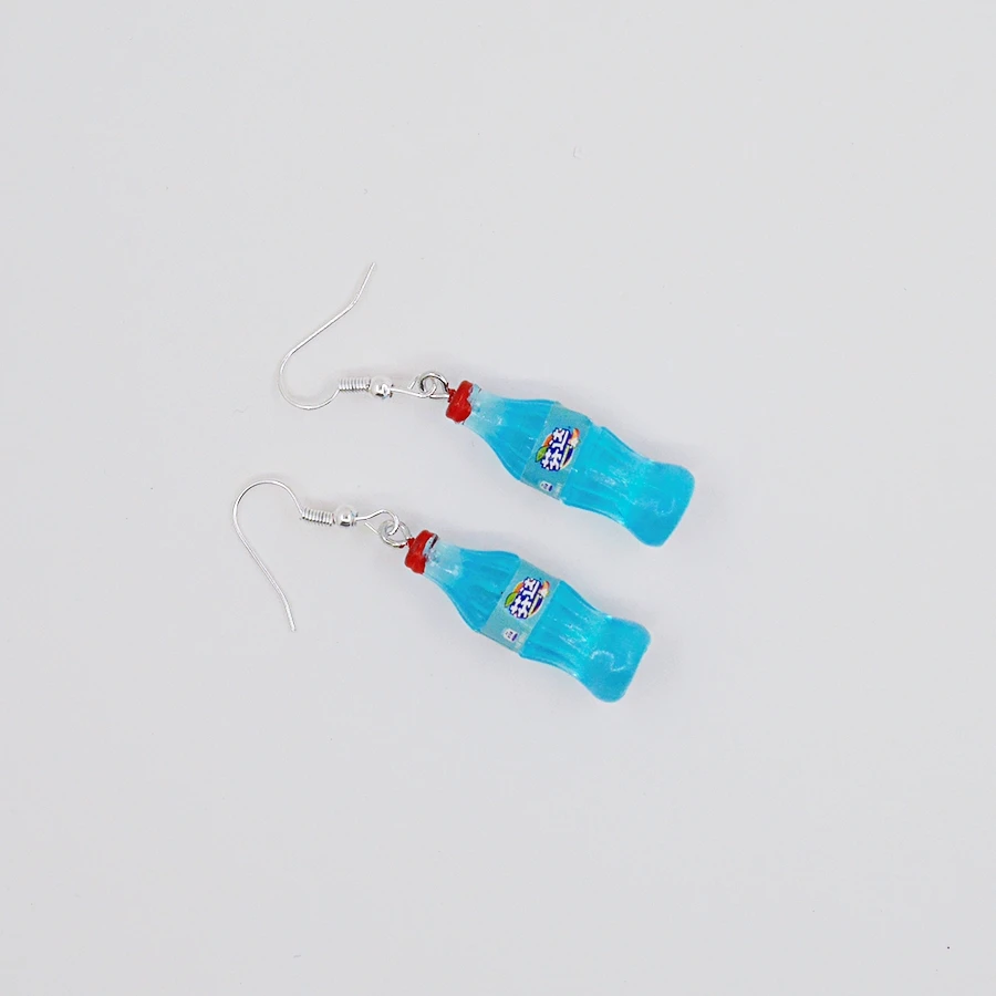 9 Styles Cute 3D Simulation Beverage Bottle Dangle Earrings Women Drop Earrings For Girls Fashion Party Jewelry Gifts