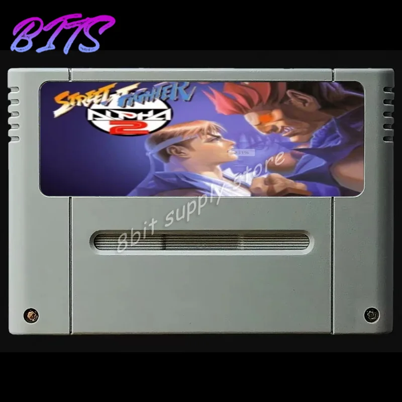 

16bit game card：Street Fighter Alpha 2 ( USA Version!! )