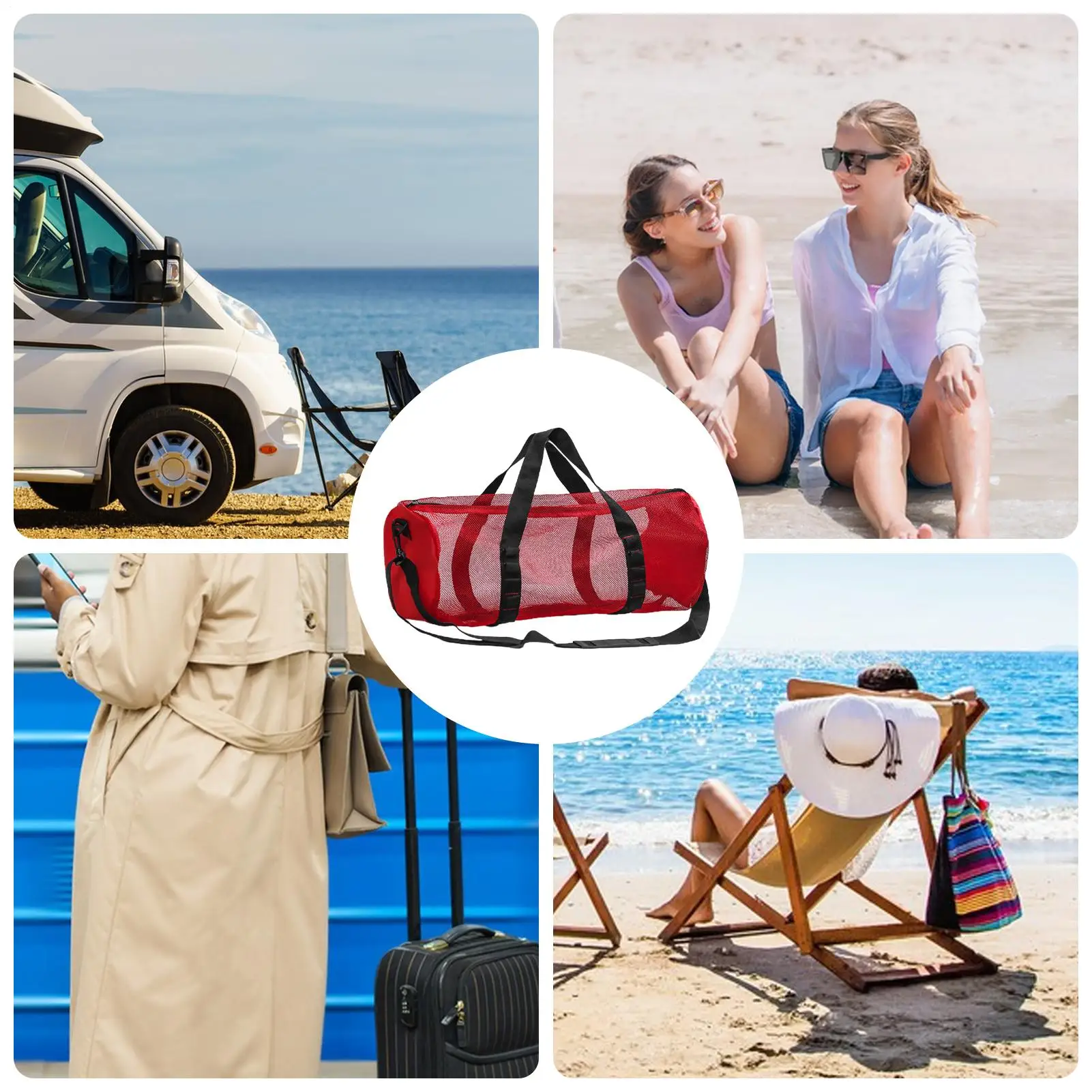 

Сетчатая сумка для дайвинга, очень большая сетчатая дорожная сумка для подводного плавания и снаряжения для подводного плавания и снаряжения, пляжная сетчатая сумка для дайвинга ﻿