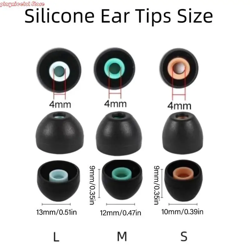 تخفيضات ضوضاء الجودة E8BA لـ LinkBudss/WFC500/WFC700N الأذن من ملحقات سماعات الأذن السيليكون الناعمة