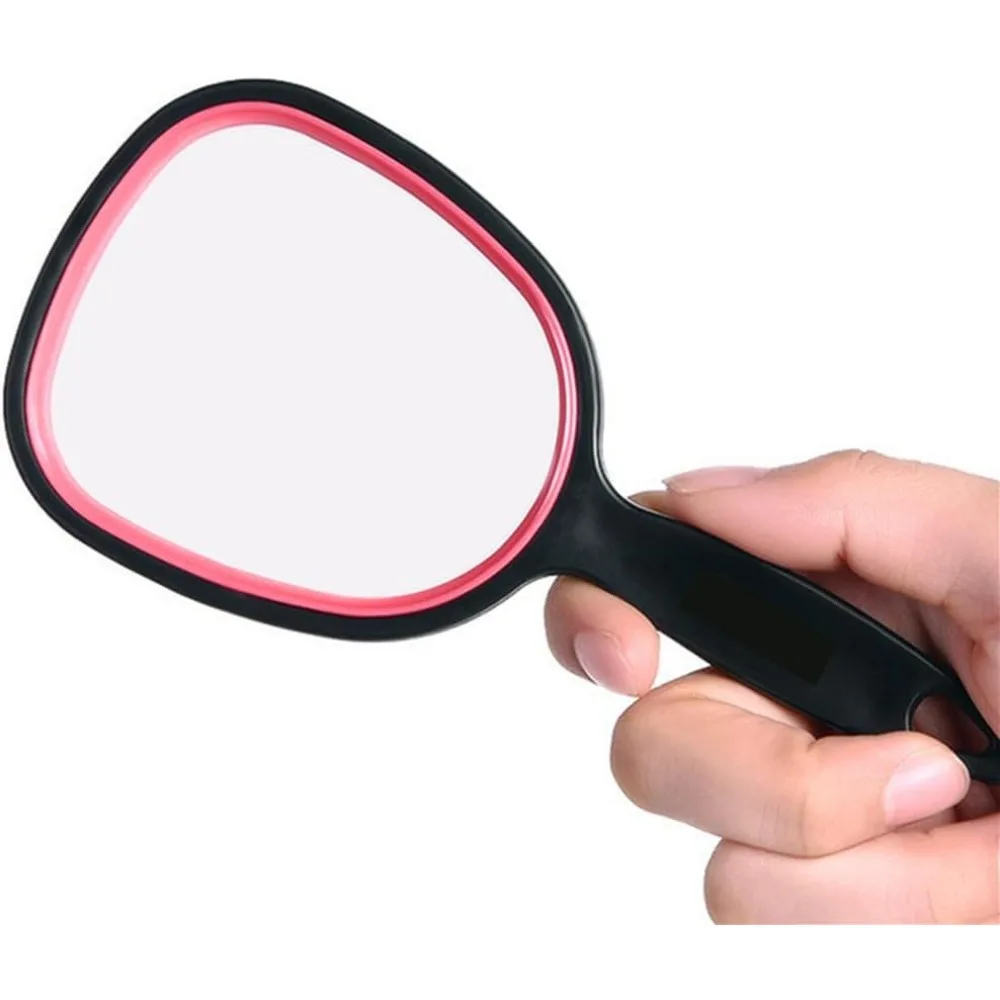 

Small Handheld Mirror, with Handle for Women and Girls, Black Kids Hand Mirrors for Gift, Personal Handle Mirror