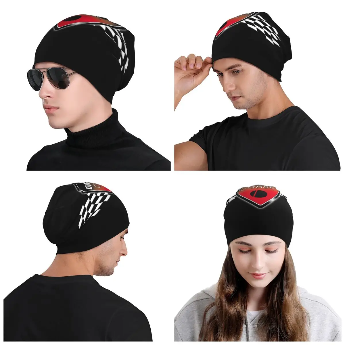 Benutzerdefinierte Ducatis Motorrad Beanie Cap Winter Warme Motorhaube Femme Stricken Hüte Fashion Outdoor Ski Beanies Hüte Für Männer Frauen
