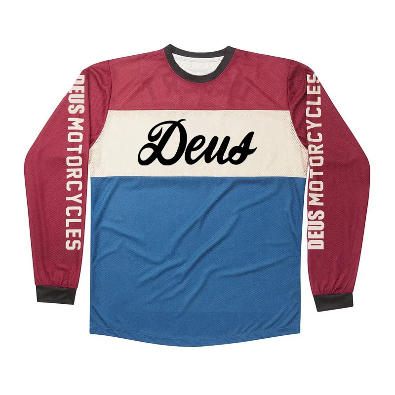 2024 New DEUS EX MACHINA downhill long sleeve cycling clothes summer Quick-drying ventilation t-shirt motocross racing jersey