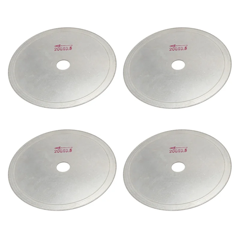 

ABAE-2 шт., 8-дюймовый супертонкий отверстие для беседки, обод 25 мм, 0,65, алмазные пилы, гранильные режущие дисковые пилы, ювелирные инструменты