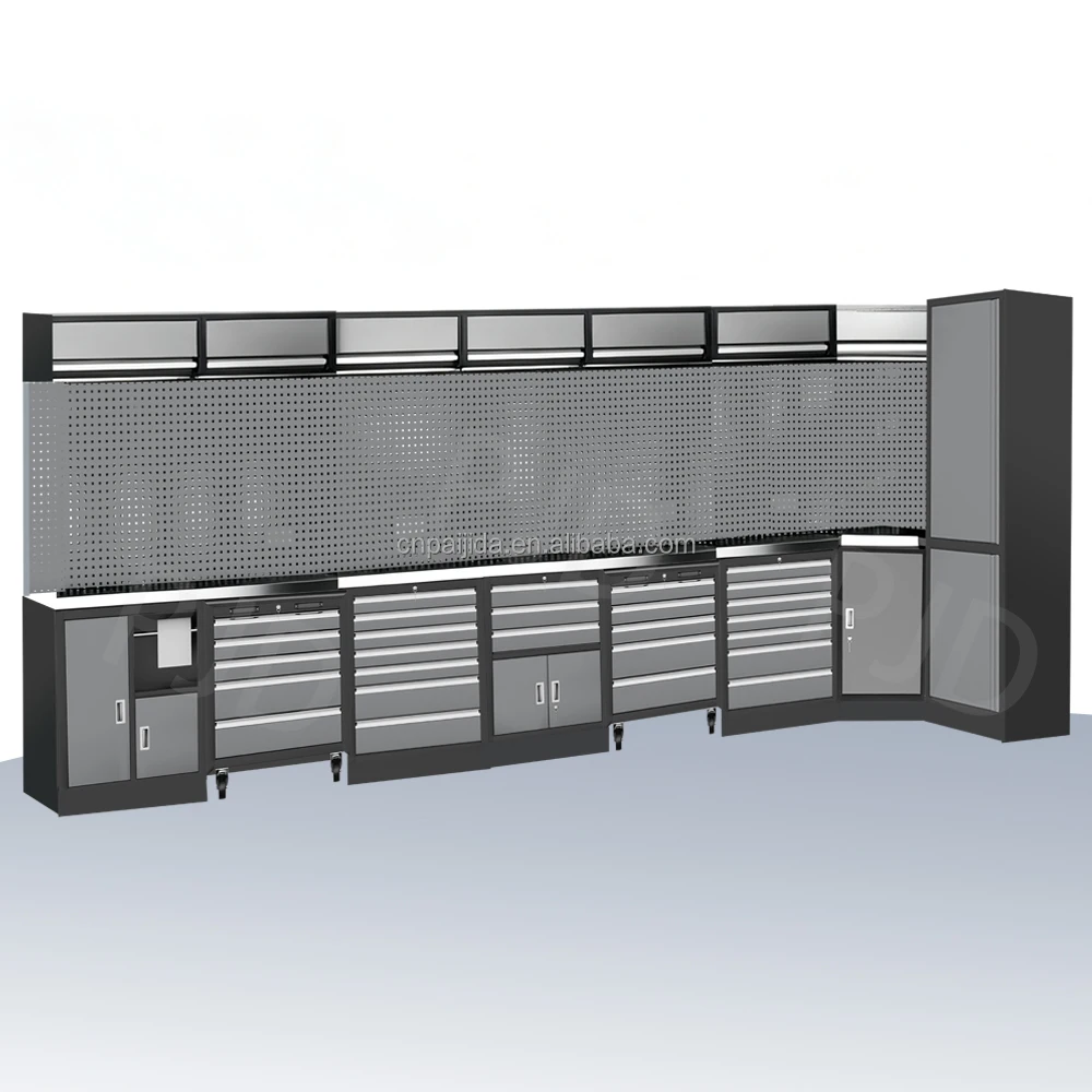 

Large Combination Tool Cabinet Workshop Tool Storage Steel Storage Cabinet Modular Design OEM ODM Heavy Duty Garage Tool Storage