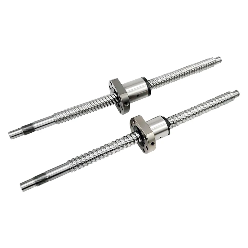 SFS16/20/25/32 Series 150-1150mm Rolled Ball Screw C7 with SFS Nut + End Machined for CNC Router