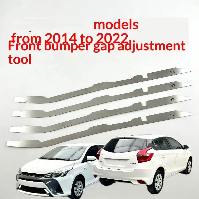 1 Pair Stainless Steel Front Bumper Gap: Adjustment Tool Durable Build Precise Fit Yaris 201-22 Auto Repair