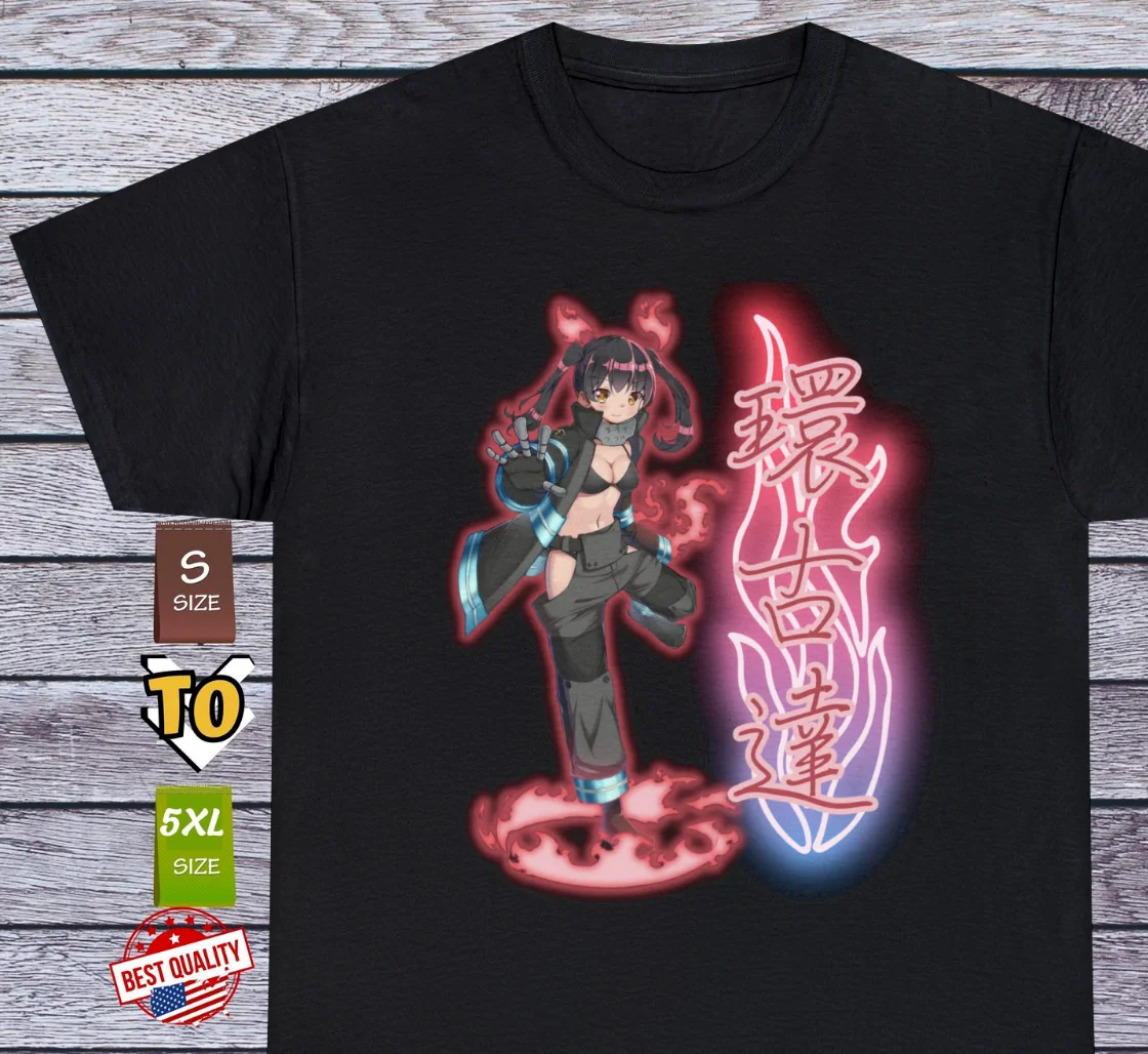 Tamaki T Shirt Anime Clothing FireForce Ecchi Hentai Waifu Material Tee Manga