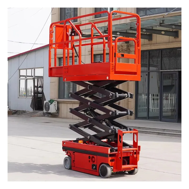 

Низкая цена, для использования внутри помещений, 10м, 12м, 500кг, 1000кг, прицепной электрический рабочий подъемник, ножничный подъемник