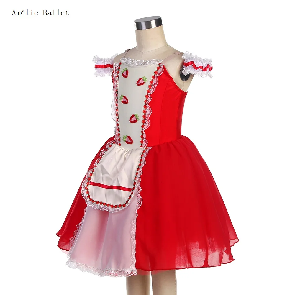 23107-red-stretch-spandex-bodice-with-soft-tulle-tutu-skirt-for-adult-girls-ballerina-dance-dress-stage-performance-costumes