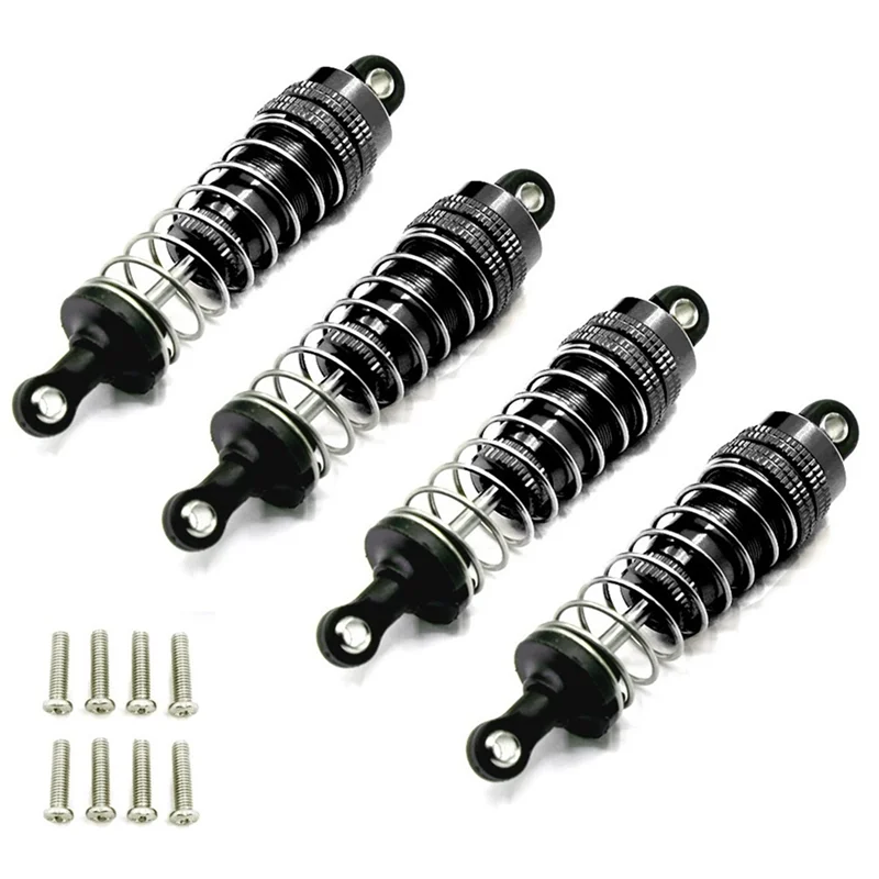-A60I 4 Uds amortiguador de Metal para HBX 16889 16889A 16890 16890A SG1601 SG1602 1/16 RC accesorios de piezas de mejora de coche
