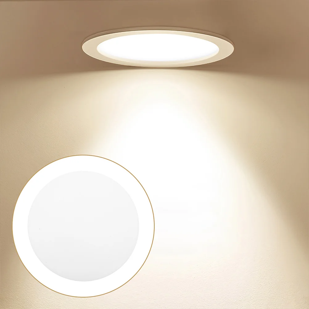

6pcs Downlight Diffuser Replacement Sheets Spotlight Light Diffusion Ceiling Lampshade Covers Pc Material Easy Installation