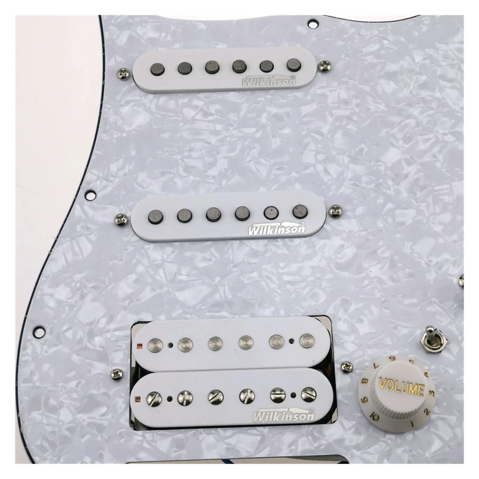 Electric Guitar Pickups Wilkinson SSH Alnico5 Style 7-Way Type Fully Loaded Pickguard