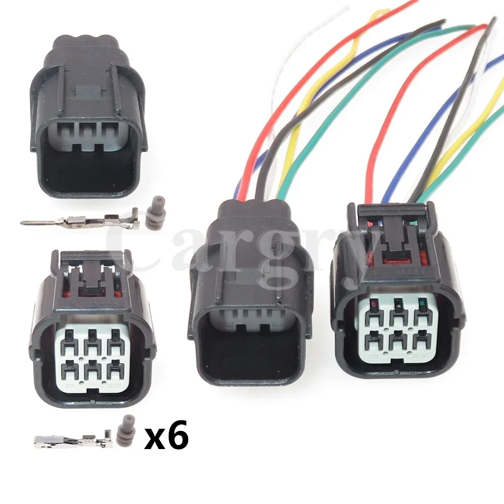 

1 Set 6P 6188-4908 6189-7040 Automobile AC Assembly Oxygen Sensor Wire Harness Waterproof Socket For Honda