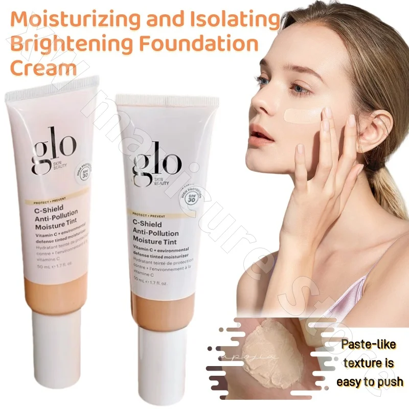 Glo Colored Isolation Milk Non-face Cream Liquid Foundation Cream Moisturizing Concealer Brightening Invisible Pores 50ml