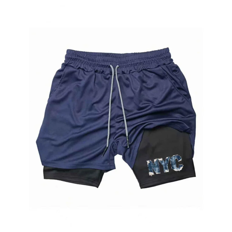 

Stylish Workout Running Shorts for Men Gym Athletic Breathable Shorts Summer Casual Shorts with Pockets