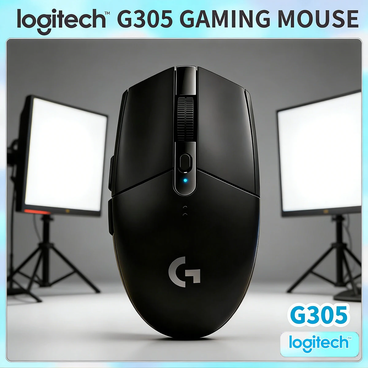 

Logitech G304/305 Classic Wireless Gaming Mouse, Quick Response, Ergonomic Structure, Eases Wrist Fatigue