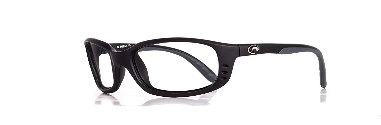 Lunettes de protection contre les radiations, verres en plomb, anti-coulée, sans buée, noir, 0.75mm, Pb