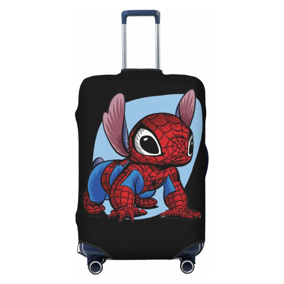 

Чехол для чемодана с индивидуальным дизайном S-Stitch Spider Man Anime, защитный, пылезащитный, для путешествий