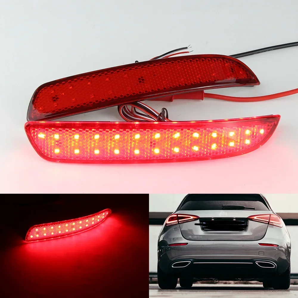 

1 pair Tail Brake Stop Light For BMW X5 E70 2007 2008 2009 2010 Rear Bumper Reflector Light Red/Somke Lens Car Accessories