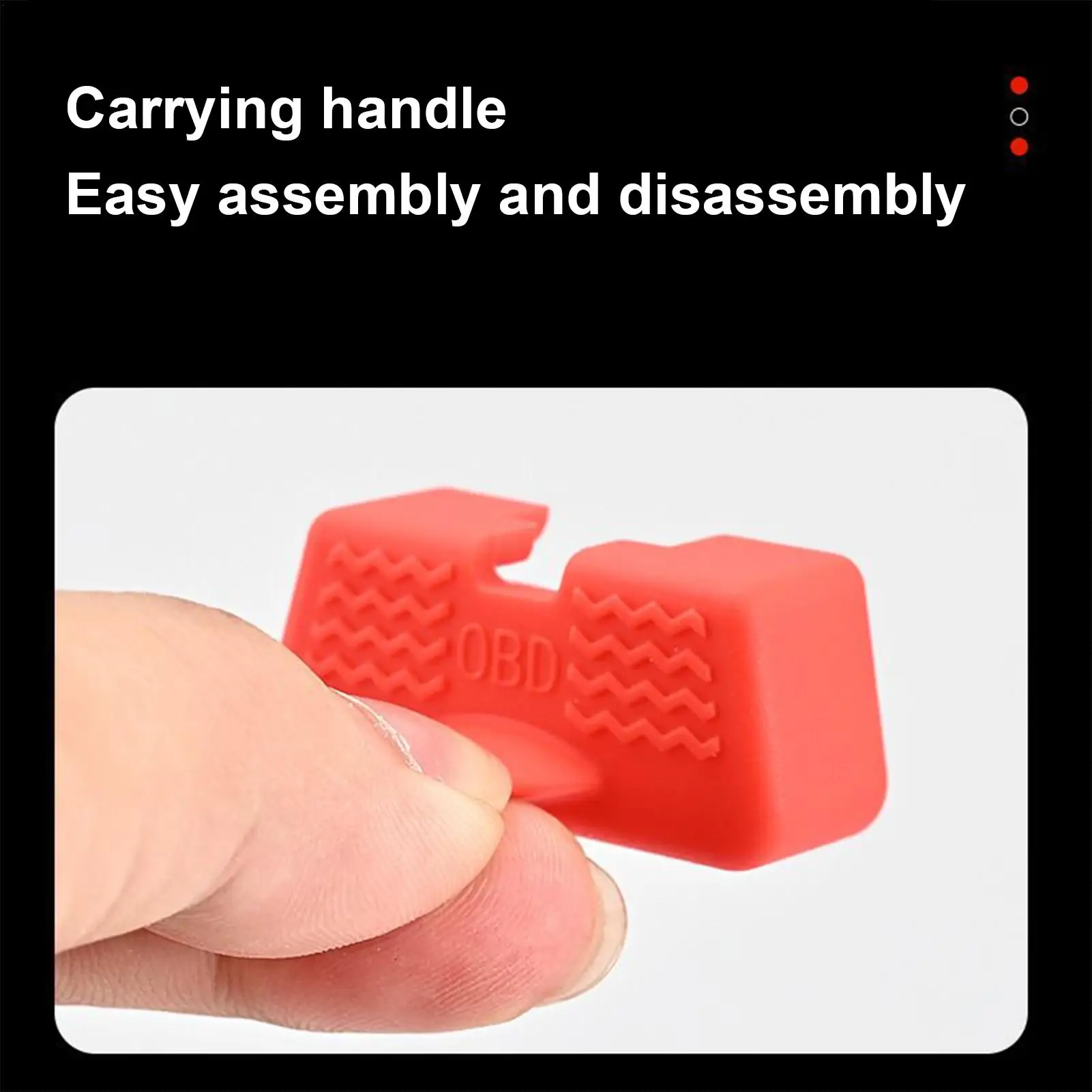 Obd Interface Beschermhoes Siliconen Stofdicht Anti-Diefstal Auto Levert Auto Obd Interface Cover Voor Suv Rv Voertuig Reis